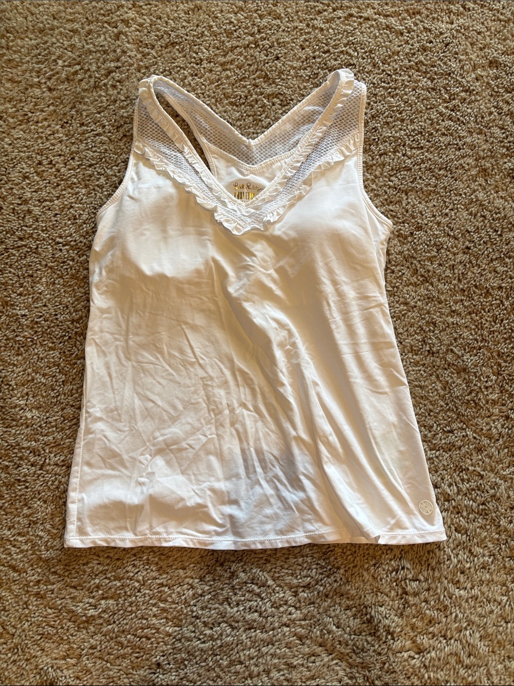 Lilly Pulitzer Luxletic White Tank